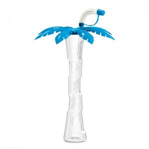 Palm tree cup 400 ml Blau