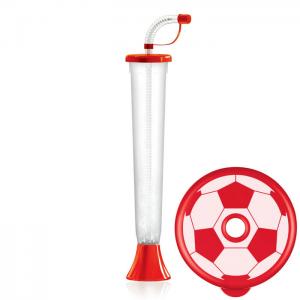 Flat ball cup 400 ml Rot